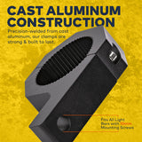 Off-Road Light Mounting Bracket Bar Clamp Kits [1"/1.5"/1.75"/2" Inch] [Horizontal Bar] [Aluminium] [2 Units] Bull Roll Cage Clamps Mount For ATV UTV LAMPHUS