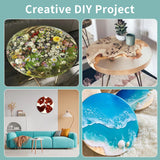 Extra Large Resin Table Mold, 12 Inch Round Silicone Epoxy Resin Molds for River Table, DIY Crafts,Cutting Board, Desktop Decoration Vehipa