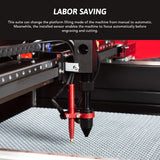 OMTech Autofocus Sensor Kit with Leadshine Stepper Driver and NEMA 34 Stepper Motor for CO2 Laser Engraver, Cutter, Engraving, and Cutting Machines, OMTech