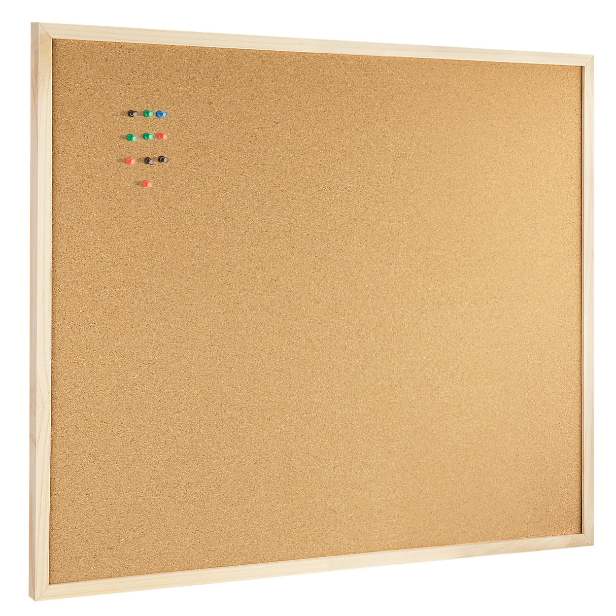 OWLKELA 24'' x 36'' Cork Board Bulletin Board, Wooden Framed Corkboard, Wood Oak Frame Corkboard, Vision Board and Decorative Hanging Pin Board OWLKELA