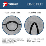 Tool Daily High Pressure Washer Hose, 25 FT X 1/4 Inch, 3600 PSI, M22 14mm, Replacement Power Washer Hose for Most Brands Tool Daily