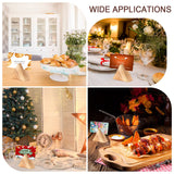 CHGCRAFT 10Pcs Triangle Wood Photo Holder Table Numbers Sign Holders Wooden Place Card Holders Name Photo Picture Holders for Wedding Party Birthday, CHGCRAFT