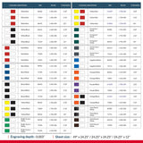 Trotec TroLase | 12"x24.25" x1/16", 4 Pcs | Sapphire/White | 2 Ply | Modified Acrylic | Laser Engraving Double Color Plastic Sheet | Engraving Blanks TROTEC