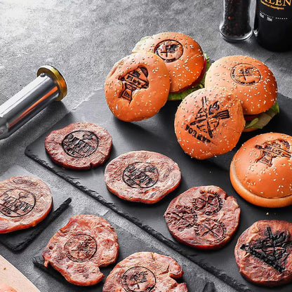 Customisable BBQ Branding Iron for Steaks and Meat - WoodArtSupply