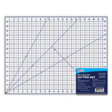 U.S. Art Supply 18" x 24" White/Blue Professional Self Healing 5-6 Layer Double Sided Durable Non-Slip Cutting Mat Great for Scrapbooking, Quilting, U.S. Art Supply