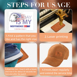 60 Pcs Blank Leatherette Hat Patches with Adhesive Rustic Leatherette Rectangle Patch Faux Leather Patches for Hats Custom Fabric Repair Sew Laser Dunzy