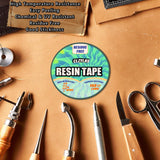 CLZYLRS 4 Rolls Resin Tape for Epoxy Resin Molding-Silicone Thermal Adhesive Tape-Easy Peeling (1inch & 3/4inch & 1/2inch & 1/4 inch) Jonnick