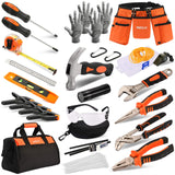 INCLY 95 PCS Kids Real Tool Set, Boys Small Real Hand Tools Kit, Children Construction Learning Tools Hammer Screwdriver for Home DIY Building and INCLY