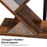 HOOBRO Rustic Brown 9-Tier Tree Bookshelf - Stylish Wooden Storage Rack for Books and CDs HOOBRO