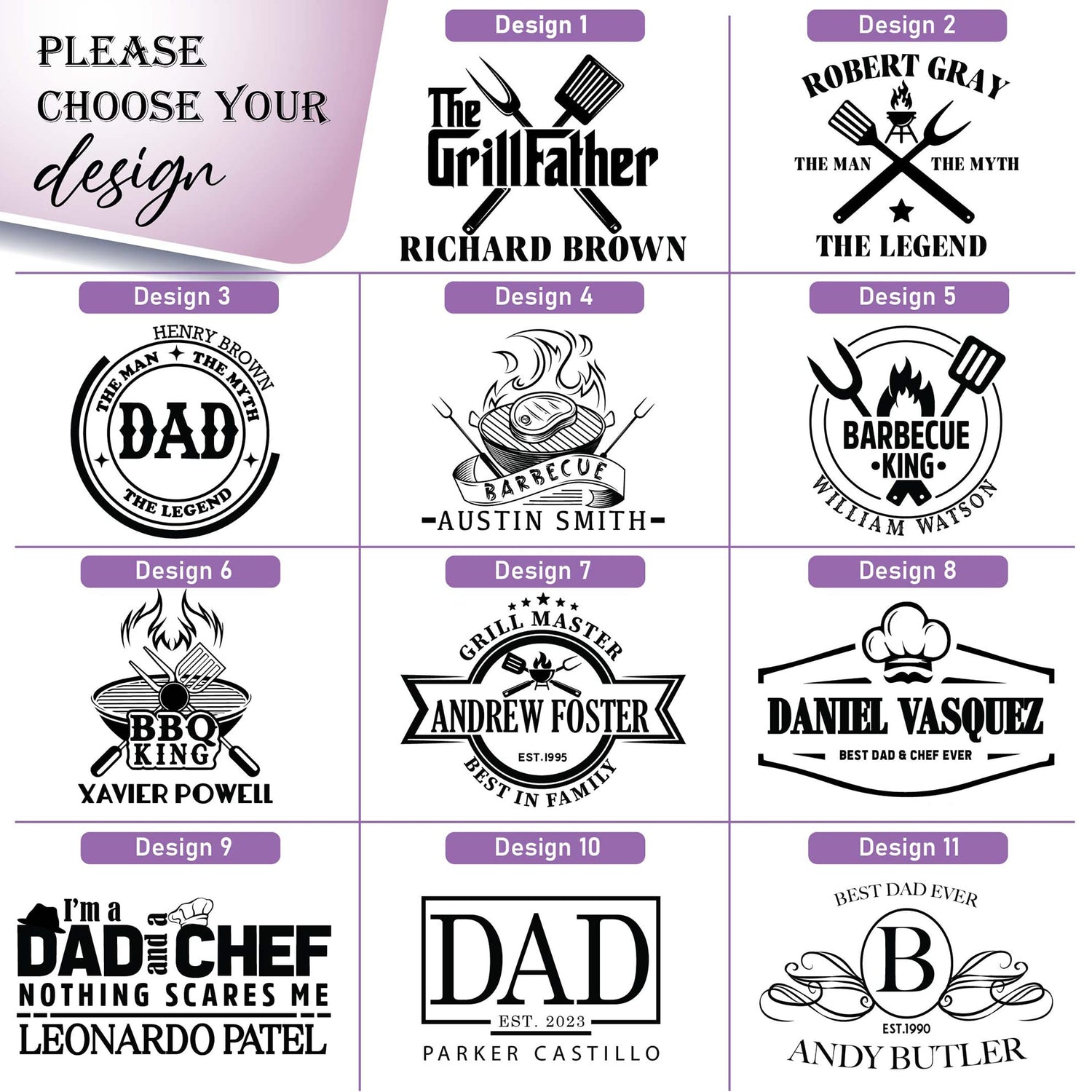 Tayfus Personalized Cutting Boards for Men - Customized Wood Meat Boards for Grill Masters - Unique Custom Gift Ideas for Father's Day, Christmas, Tayfus