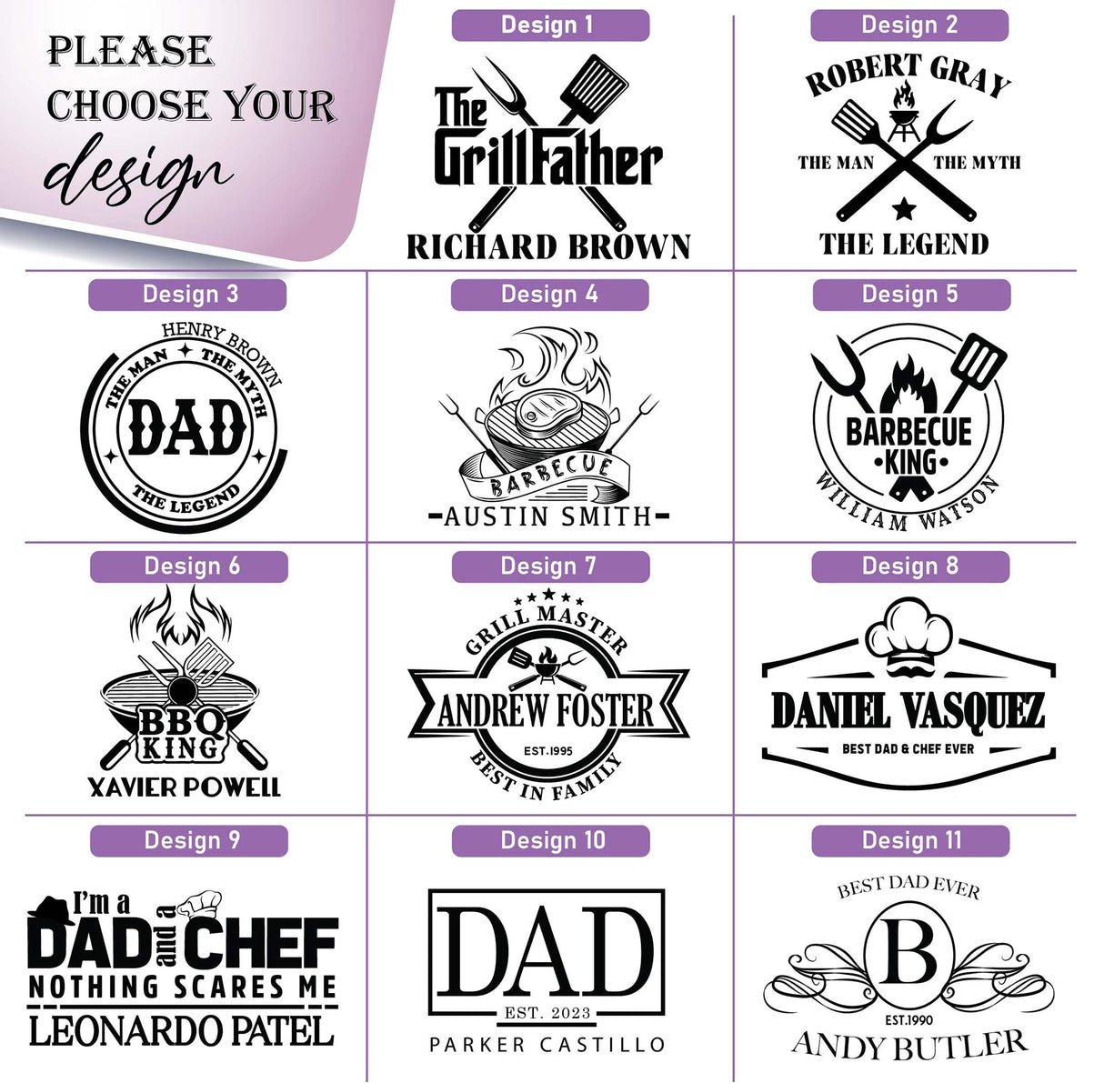 Tayfus Personalized Cutting Boards for Men - Customized Wood Meat Boards for Grill Masters - Unique Custom Gift Ideas for Father's Day, Christmas, Tayfus