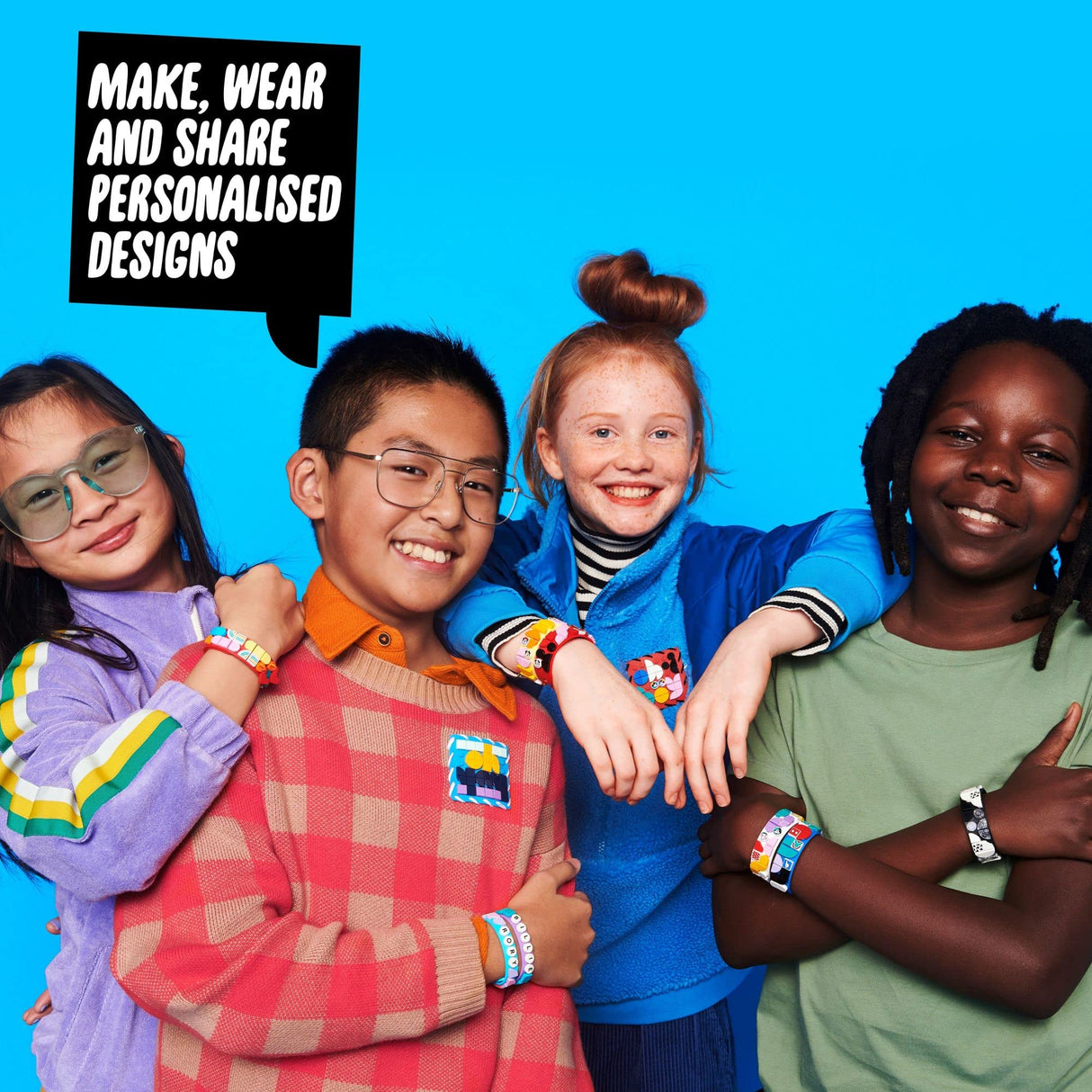 LEGO DOTS Disney Mickey & Friends Bracelets Mega Pack 41947 5in1 Crafts Set, DIY Toy Jewelry Making Kit for Kids, with Glitter and Minnie Mouse Tiles LEGO