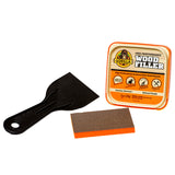 Gorilla All Purpose Wood Filler Wood Repair Kit with Putty Knife and Sanding Block Gorilla