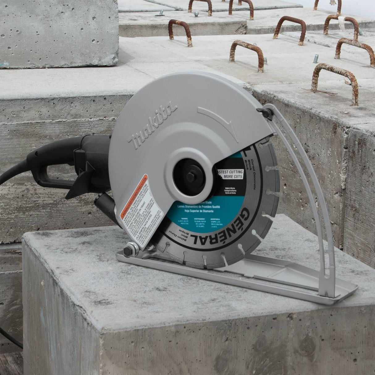 Makita 4114X 14" SJS™ Electric Angle Cutter, with 14" Diamond Blade Makita