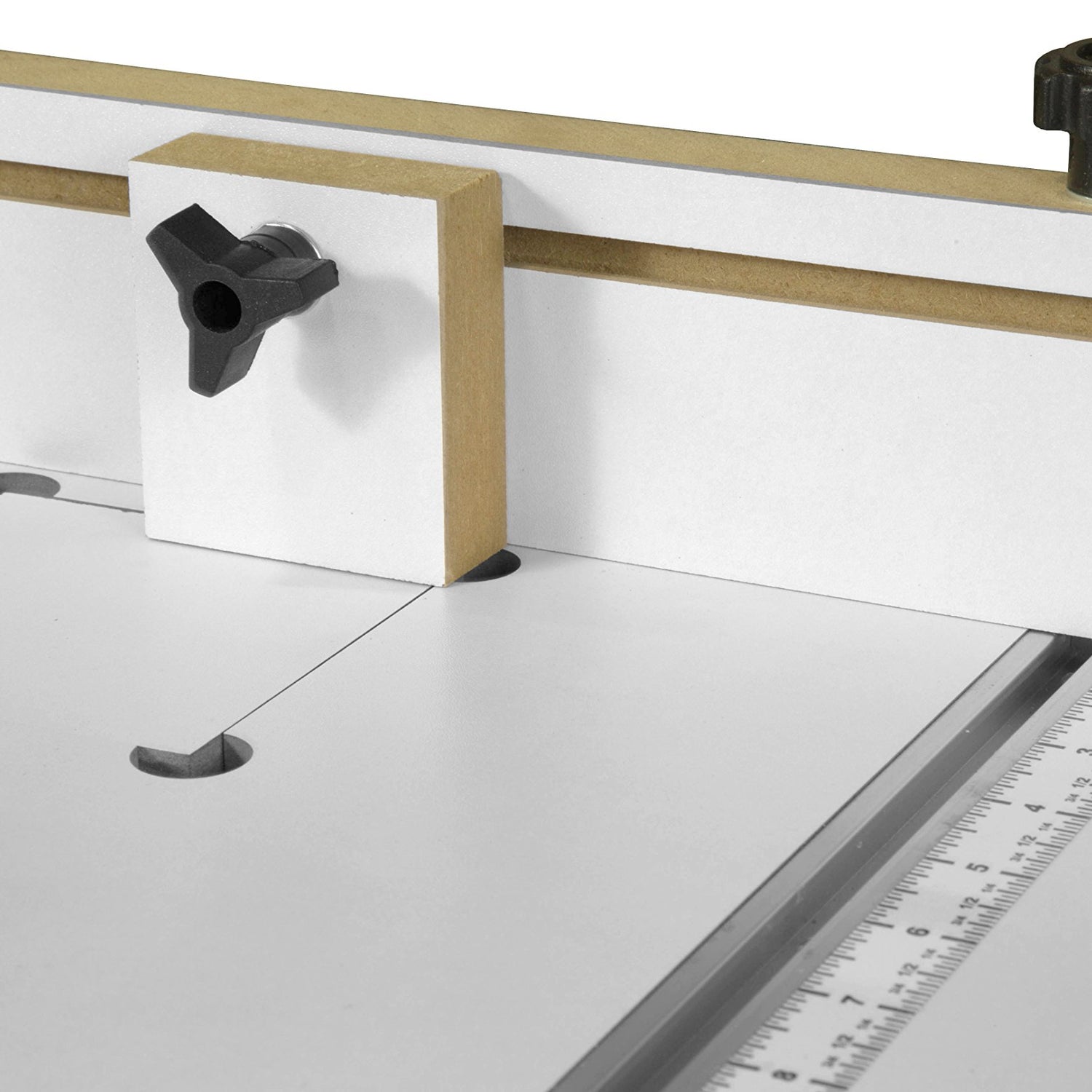 WEN DPA2412T 24 in. x 12 in. Drill Press Table with an Adjustable Fence and Stop Block WEN