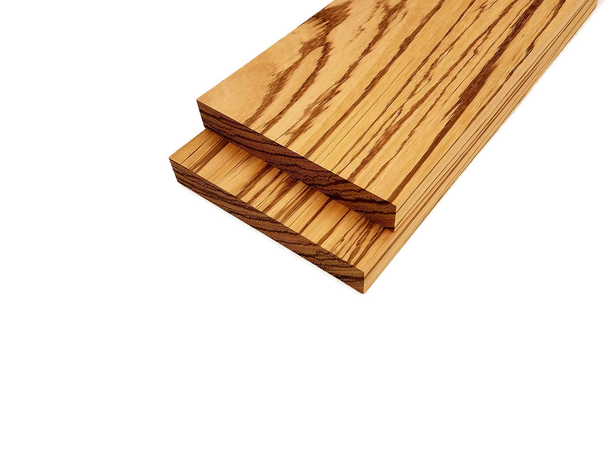Zebrawood Lumber Board - 3/4" x 5" (2 Pcs) (3/4" x 5" x 18") Barrington Hardwoods