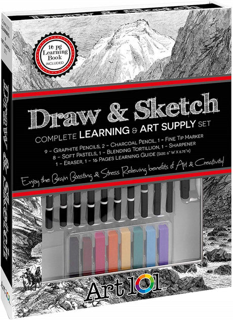 Art 101 USA Doodlebliss Window Book Box (42 Piece) Art 101 USA
