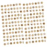 Yardenfun 300pcs Leaves Small Grass Chips Blank Bookmarks Plant Bookmark Plant Accessories Unfinished Wood Slices Wood Plant Cutouts Unpainted Wood Yardenfun