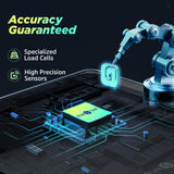 RunSTAR 550lb Bathroom Digital Scale for Body Weight with Ultra-Wide Platform and Large LCD Display, Accurate High Precision Scale with Extra-High runstar