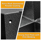 Eapele Pergola Kit Corner Brackets for 4x4(3.5inchx3.5inch) Wood Posts, Powder Coated Steel Made, 3-Way 90°Angle for Hunting Blind, Deer Stand Eapele