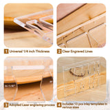 Soimuk Router Templates for Woodworking,Router Jig Butterfly Inlay Templates Decorative,13-in-1 Bowtie Router Templates(10 * 7.8 inches) soimuk