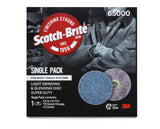 Scotch-Brite Light Grinding and Blending Disc, TN Quick Change, Heavy Duty Coarse, Aluminum Oxide, 4 1/2 in, 10/Case, Single Pack 3M