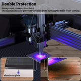 Dawot Laser Honeycomb Working Table 18.5"x17.32"x0.87" Honeycomb Laser Bed for Smooth Edge Cutting, Fast Heat Dissipation and Dawot