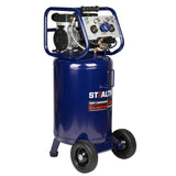 Stealth 20 Gallon Ultra Quiet Air Compressor,1.8 HP Oil-Free Peak 150 PSI 68 Decibel Air Compressor,5.5 CFM @ 40 PSI 5 CFM @ 90 PSI Silent Portable Stealth