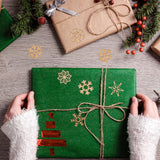 VOSAREA Christmas Unfinished Wooden Snowflake Ornaments: 200pcs Snowflake Hanging Cutouts Blank Wood Slices DIY Craft Embellishments for Xmas Tree VOSAREA