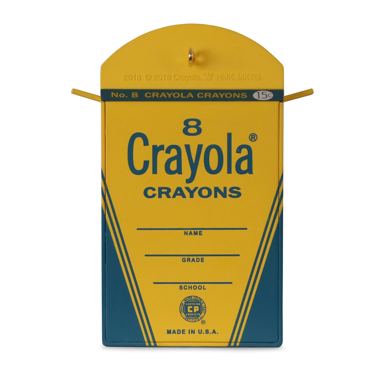 Hallmark Keepsake Christmas Ornament 2018 Year Dated, Crayola Crayons Classic Box of 8 Crayons Hallmark