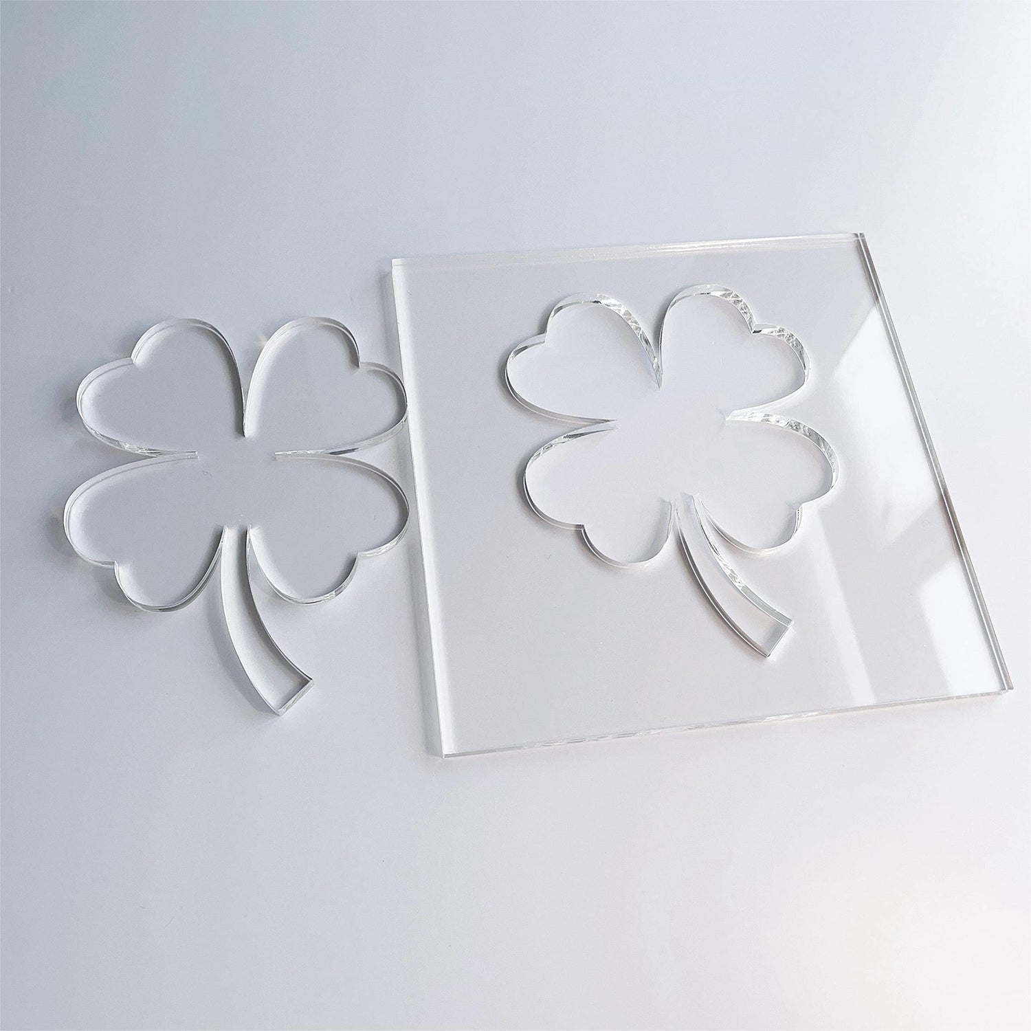 Clover Template, Clear Acrylic Template, Woodworking Router Template Phocaea