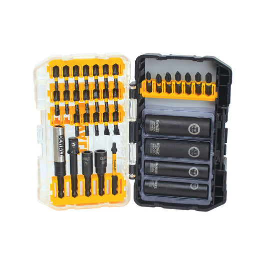 DEWALT Screwdriver Bit Set, Impact Ready, FlexTorq, 35-Piece (DWA2T35IR) - WoodArtSupply