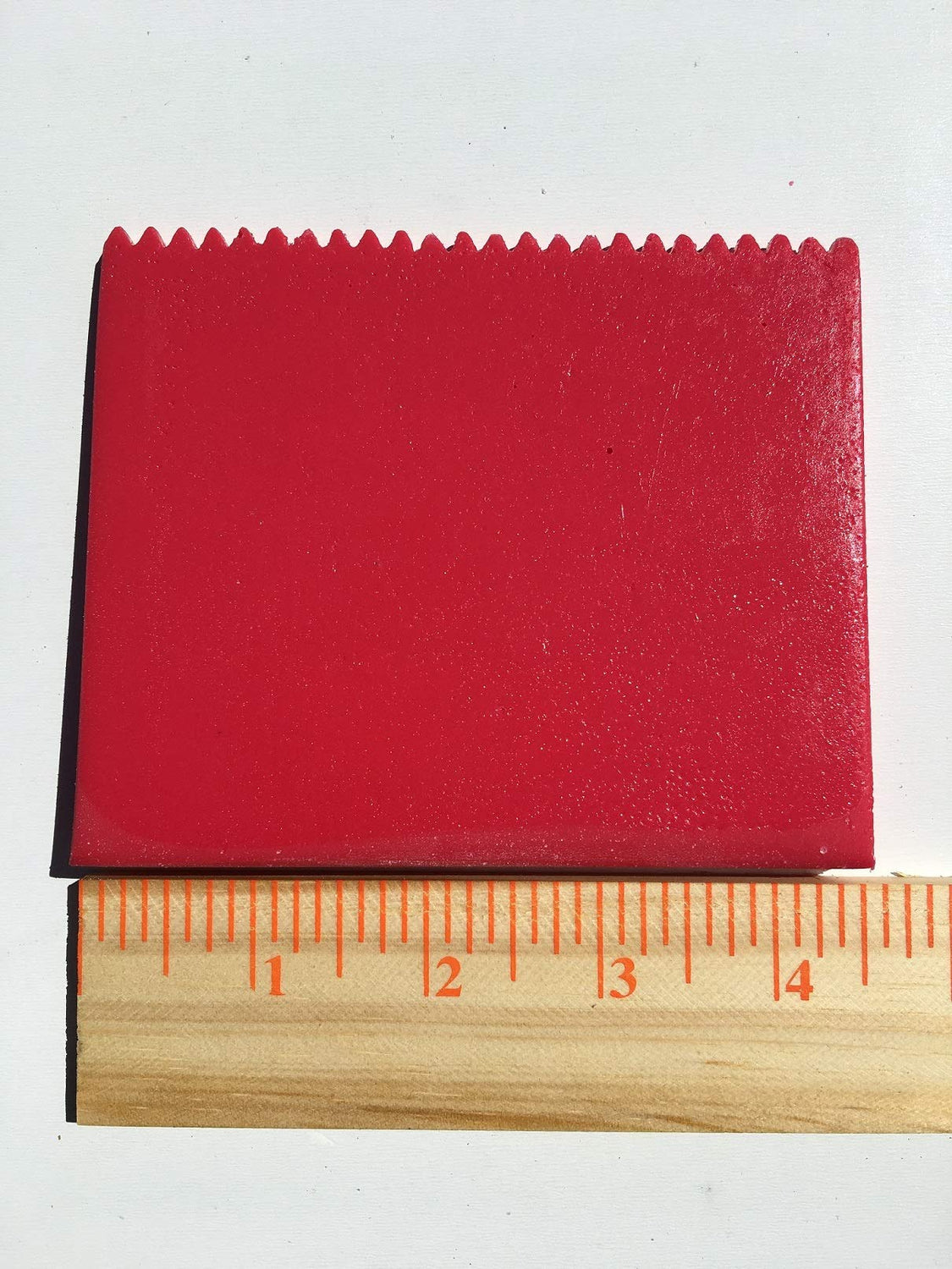 Best EPOXY V-Notch Spreading Tool (Small, Flexible) - Best EPOXY Spreader - Very Flexible, Very Durable, Approx. 4,1/4" Wide x 3,1/2" Long & Approx. SBC Decorative Concrete Training and Products