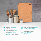 Wooden Cutting Board for Kitchen - Large Composite Wood Cutting Boards Dishwasher Safe 14.5 X 11.25 Inch - Thin, BPA Free & Eco-Friendly Chopping Belwares