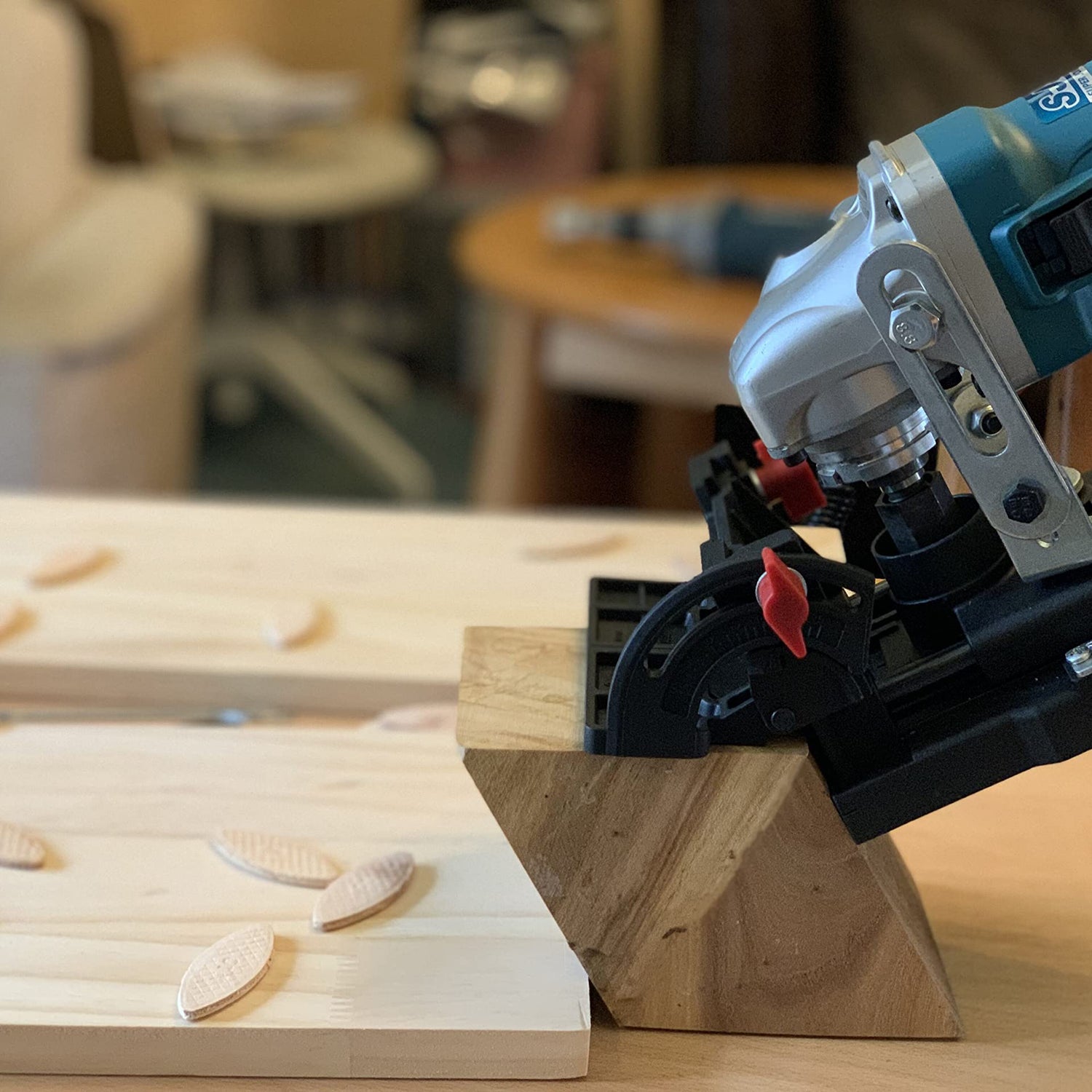 Dastool Biscuit Plate Joiner kit Accessories with 1x4" Blade,Adjustable Angle Dastool