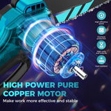 Saker Mini Chainsaw,6 Inch Portable Electric Chainsaw Cordless, Small Handheld Chain saw for Tree Branches,Courtyard, Household and Garden,By 2PCS Saker