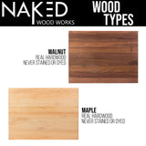 USA Hand Crafted Custom Cutting Boards Make Great mens gifts for Christmas Gifts for Woman or Wedding gifts, Anniversary Gifts, or Christmas Gifts NakedWoodWorks