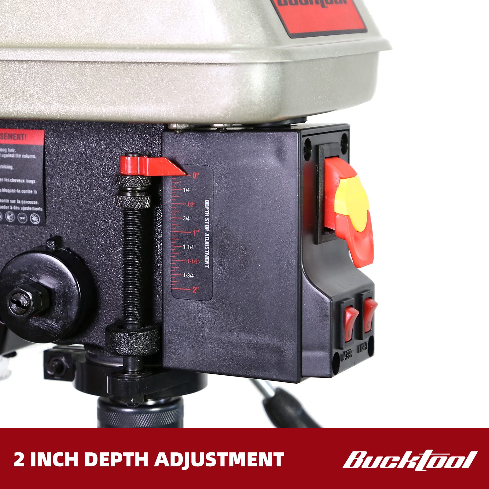 10 in., 5-Speed Bench Drill Press with Light