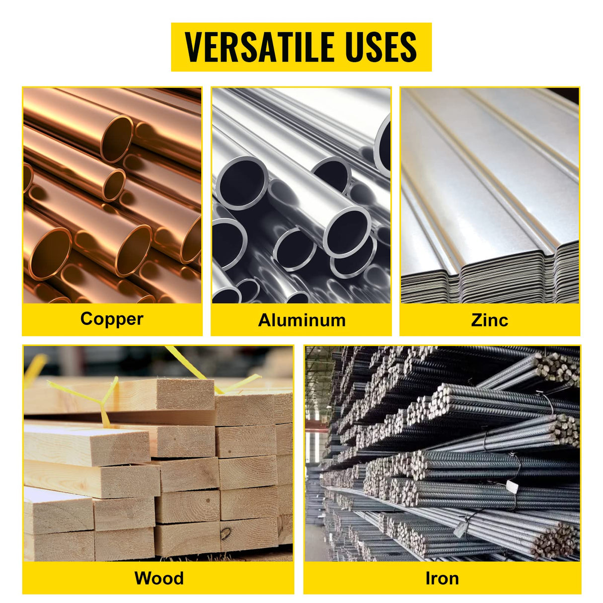 VEVOR Mini Miter Cut-off Chop Saw, Two 2-5/16" Blade of Steel and Resin with 1/2inch Cutting Depth, 0-45° Benchtop Miter Saw for Copper, Aluminum, VEVOR