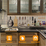 HUHOLE White Pegboard Organizer, Metal Pegboard Panels, 32-inch X 32-inch Metal Peg Board for Garage Tool Organization, 4PC HUHOLE