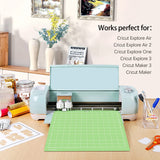 Gwybkq Cutting Mat for Cricut (12x12 Inch,3 Mats) Explore Air 2/Maker/Maker 3 Adhesive Sticky Standard Green Grip Cutting Mats Replacement Gwybkq
