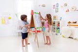 Award Winning Hape All-in-One Wooden Kid's Art Easel with Paper Roll and Accessories Cream, L: 18.9, W: 15.9, H: 41.8 inch Hape