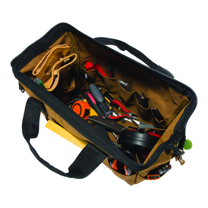 Carhartt Trade Series Tool Bag, Large (16-Inch), Carhartt Brown