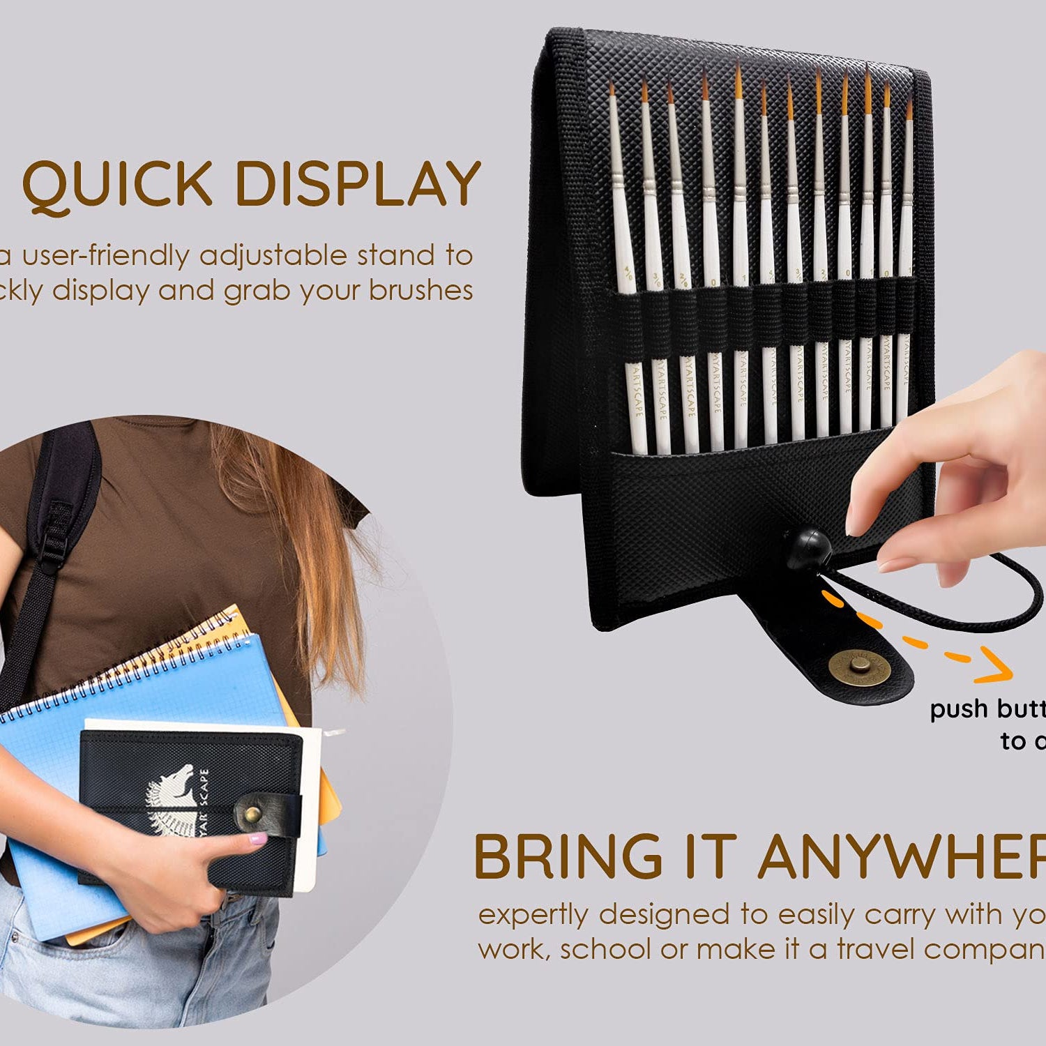 MyArtscape Supplies Paint Bundle - Oil Paint Set - 12ml x 24 Tubes - Lightfast - Heavy Body - Oil-based Colors - with Artist Quality Miniature Paint MyArtscape