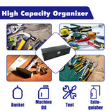 bchsadvb 39"x13"x10" Inch Black Aluminum Pickup Truck Trunk Bed Tool Box Car Outdoor Under Trailer Tongue Box Storage with lock bchsadvb