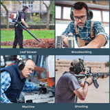 SNR35dB Hearing Protection Ear Muffs for Noise Reduction, Effective Ear Protection, Noise Cancelling Ear Muffs, Ear Protection for Shooting, Mowing, Onhear