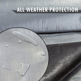 CARTMAN Finished Size 12x20 Feet Extra Thick 16 Mil Ultra Heavy Duty Poly Tarp, Multipurpose Protective Cover, UV Resistant, Waterproof Poly CARTMAN