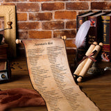 2 Pack Blank Paper Scrolls 7.5 x 31 Inches Scroll Paper Wrapped on Wood Rod for Writing, Drawing, Calligraphy, Wedding Vows, Invitation, Renaissance Epakh