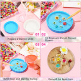 300 PCS Small Dried Flowers for Crafts - Mini Dried Flowers for Resin, Tiny Natural Real Dried Pressed Flowers Bulk for DIY Jewelry Earrings Epoxy LGFMGWH