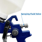 PERMASAFE HVLP Spray Gun Gravity Feed, 600CC Capacity, with 1.4mm Nozzle Professional Air Paint Sprayer, Spray Guns for Painting Cars PermaSafe Protective Coatings